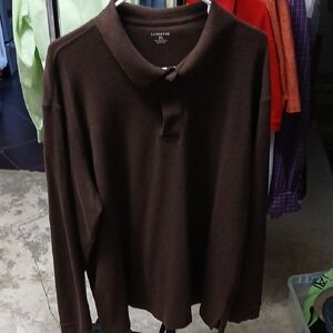 Lands' End Men's Brown Sweater